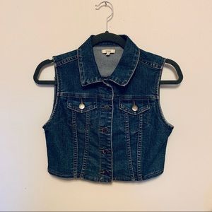 Women’s Denim Jean Jacket Vest